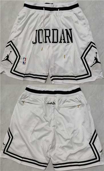 Mens Michael Jordan White Shorts